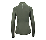 Zip Functional Long Sleeve Shirt Sofie