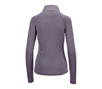 Zip Functional Long Sleeve Shirt Lea
