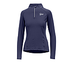 Zip Functional Long Sleeve Shirt Lea