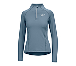 Zip Functional Long Sleeve Shirt Lea