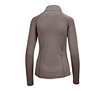 Zip Functional Long Sleeve Shirt Lea