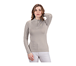 Zip Functional Long-Sleeved Shirt Lina