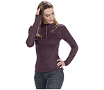 Zip Functional Long-Sleeved Shirt Lina