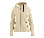 Knitted Fleece Hooded Jacket Adriana