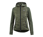 Hooded Combination Stretch Jacket Lene