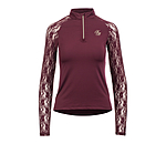 Zip Functional Long Sleeve Shirt Sanne