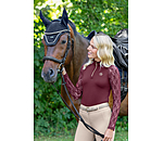 Zip Functional Long Sleeve Shirt Sanne