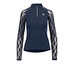 Zip Functional Long Sleeve Shirt Sanne