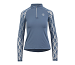 Zip Functional Long Sleeve Shirt Sanne