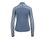 Zip Functional Long Sleeve Shirt Sanne