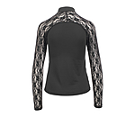 Zip Functional Long Sleeve Shirt Sanne