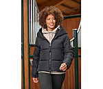Quilted Hooded Riding Jacket Amilia