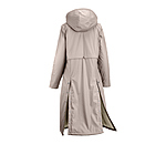 Teddy Fleece Hooded Raincoat Paris Long