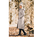 Teddy Fleece Hooded Raincoat Paris Long
