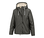 Teddy Fleece Hooded Rain Jacket Nella