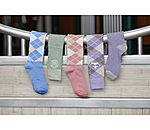 Argyle Knee High Socks