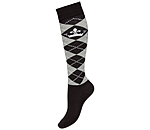 Knee Socks Argyle Glitter II