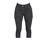 High Waist Denim Grip Breeches Laura