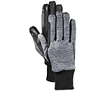 Knitted Fleece Winter Riding Gloves Melange