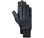 Knitted Fleece Winter Riding Gloves Melange