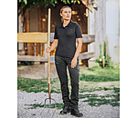 Outfit Cotton Polo Shirt in Black