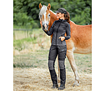 Outfit Hybrid Fleece Jacket Waffle in Anthracite