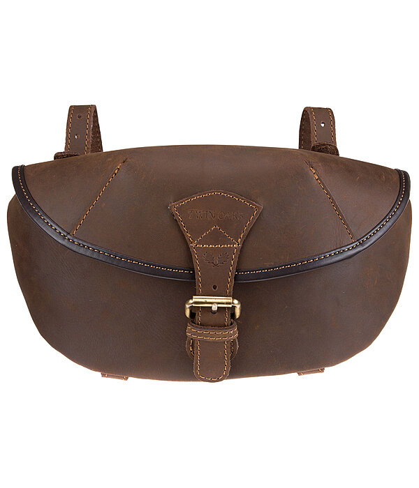 Genuine Leather Fork Saddle Bag Himalaya