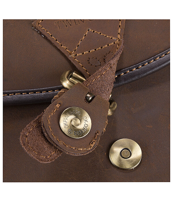 Genuine Leather Fork Saddle Bag Himalaya