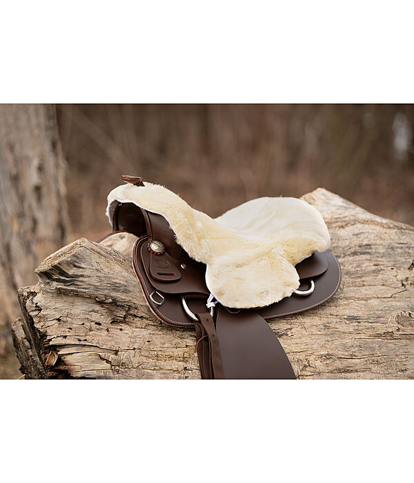Sheepskin Seat Saver with Horn