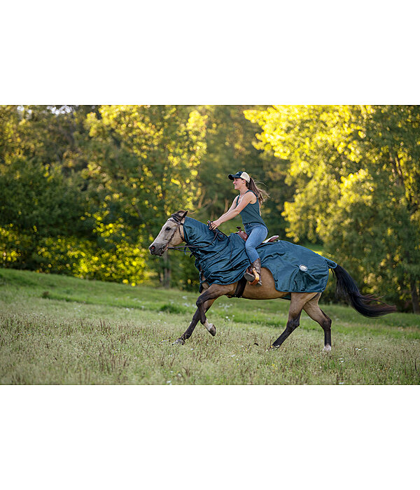 Exercise Fly Rug With Retractable Neckpiece