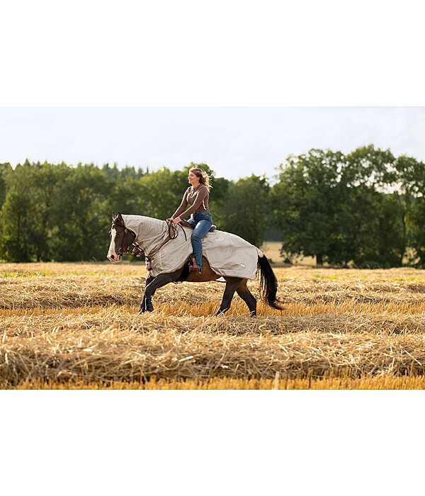 Exercise Fly Rug With Rollable Neck Piece