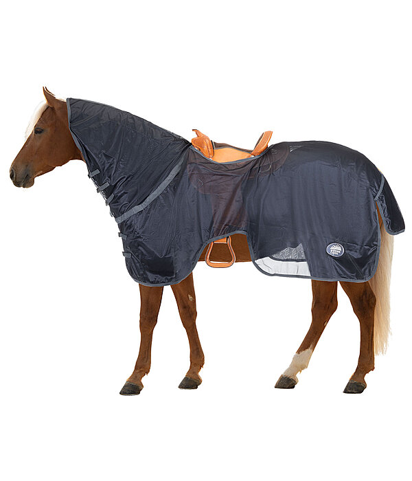 Exercise Fly Rug With Retractable Neckpiece