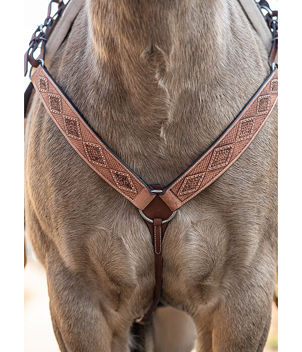 Western Breastplate Studded STONEDEEK Headstalls & Accessories