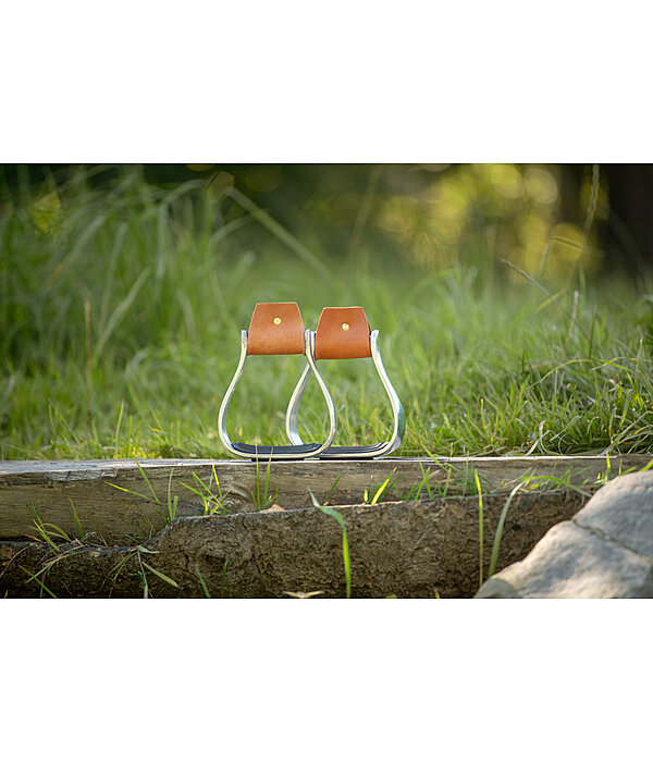 Aluminium Stirrups with Rubber Inlay