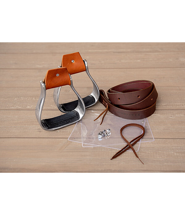 Aluminium Stirrups with Rubber Inlay