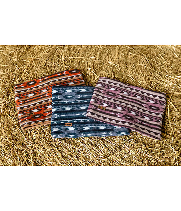 Fleece Neck Warmer Ikat