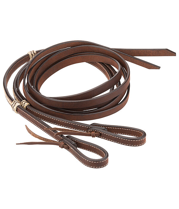 Western Reins Braided Rawhide