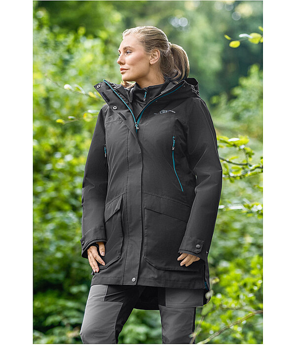 3-in-1 Functional Outdoor Rain Parka with Detachable Gilet