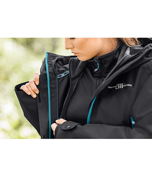 3-in-1 Functional Outdoor Rain Parka with Detachable Gilet