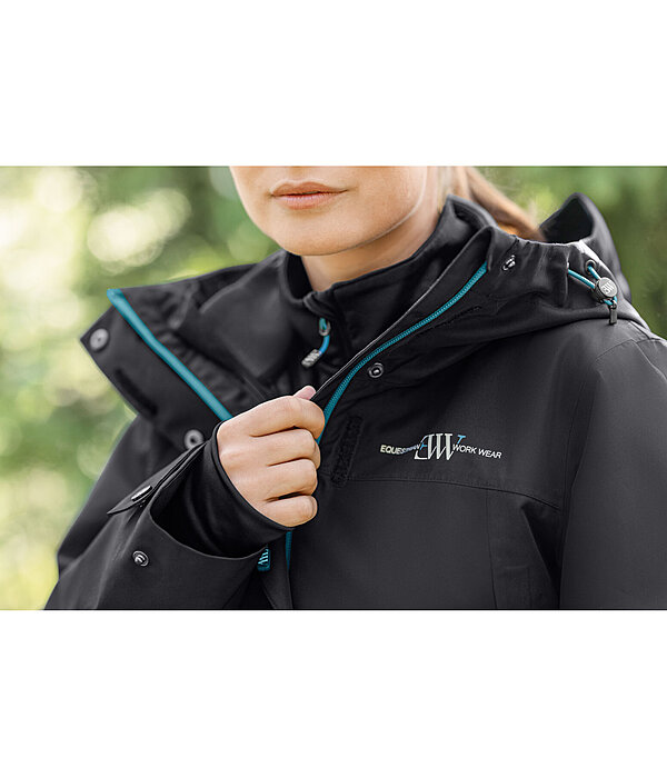 3-in-1 Functional Outdoor Rain Parka with Detachable Gilet