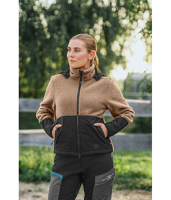 Sherpa Hoodie with Detachable Hood