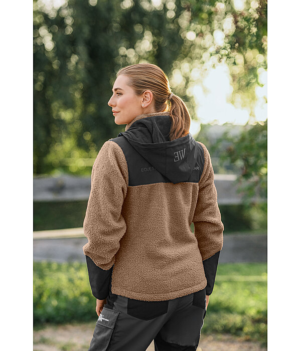 Sherpa Hoodie with Detachable Hood