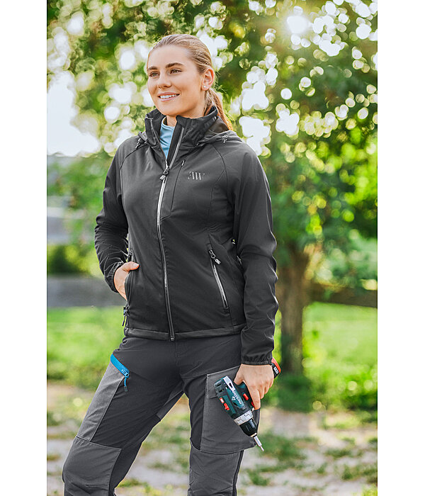 Breathable Softshell Jacket with Detachable Hood