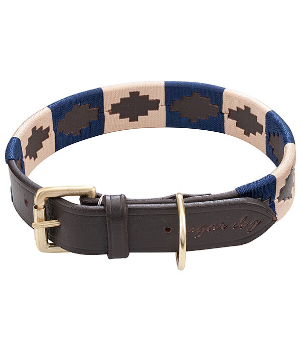 Leather Dog Collar and Lead Polo Sports