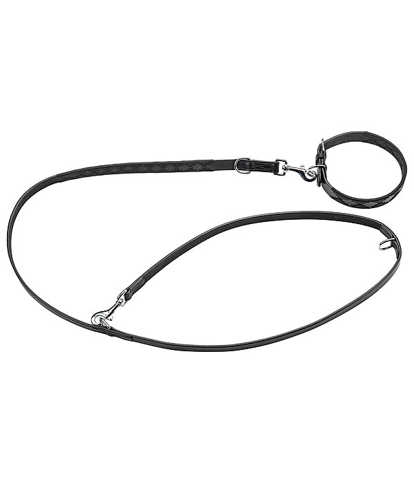Leather Dog Collar and Lead Polo Sports