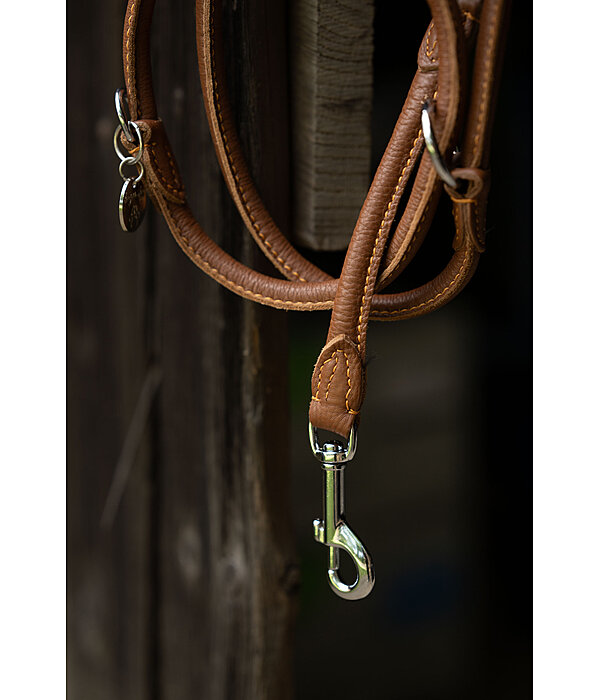 Round Leather Dog Lead Certaldo