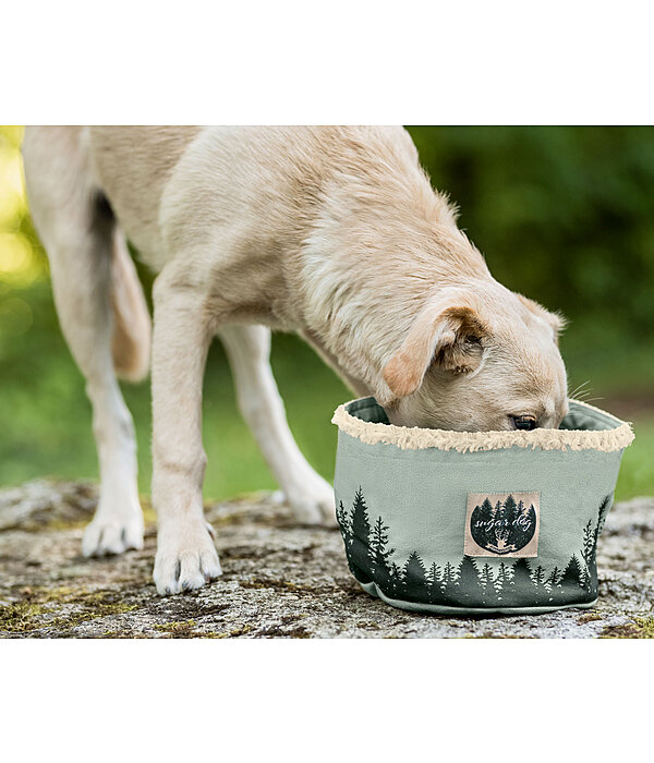 Canvas Dog Travel Bowl Adventure Seeker