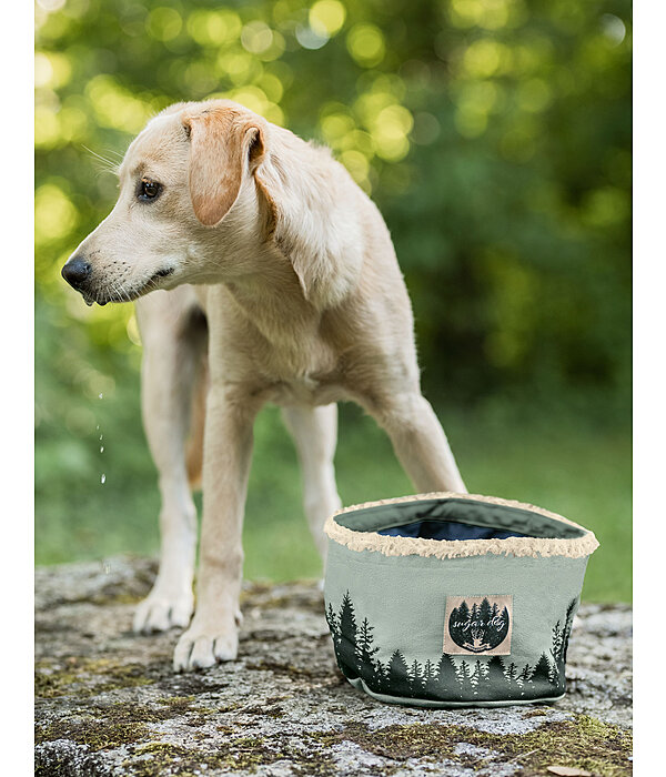 Canvas Dog Travel Bowl Adventure Seeker