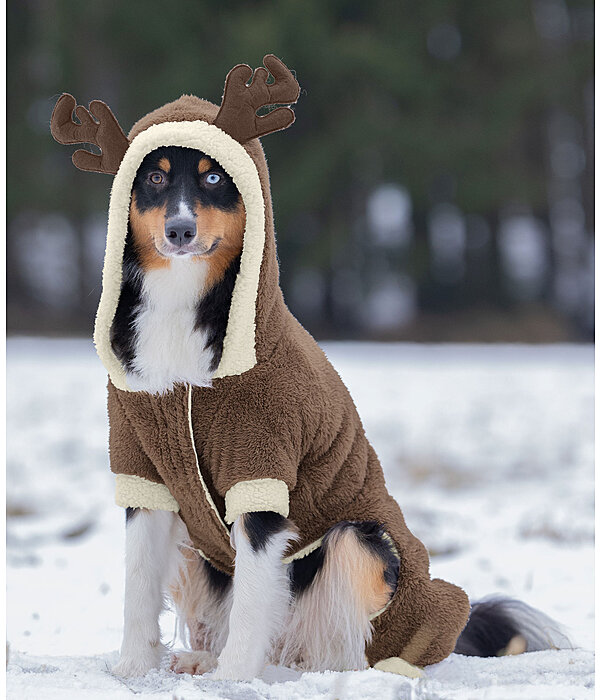 Cuddly Dog Onesie Rudolph