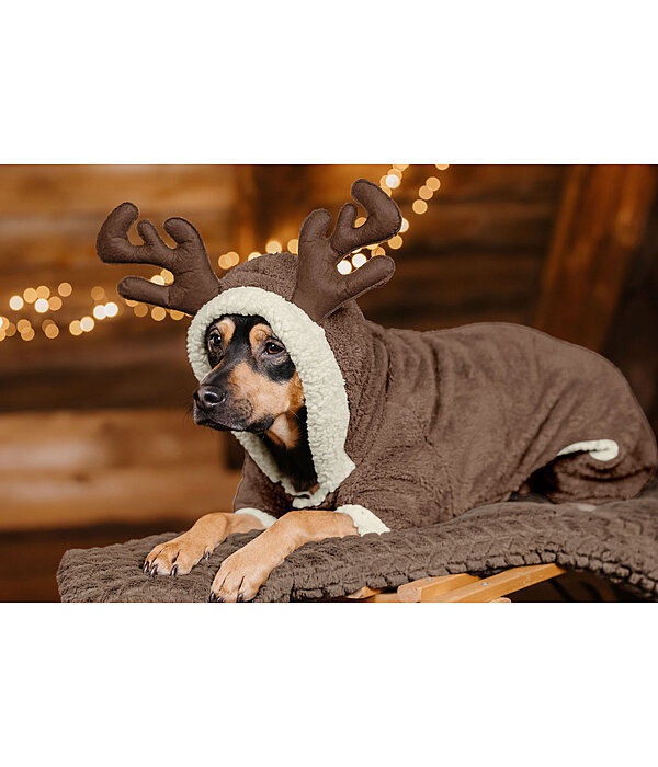 Cuddly Dog Onesie Rudolph